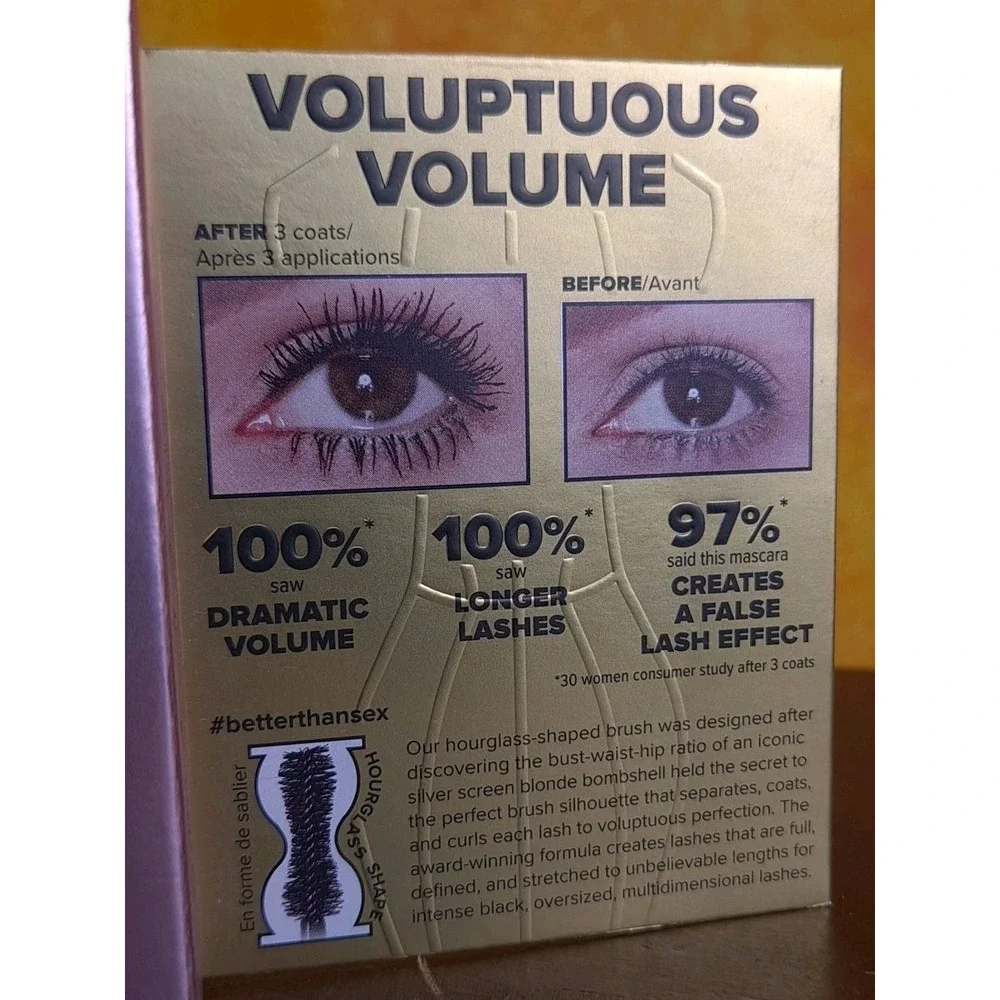 Set‎ Of 2 TOO FACED Better Than Sex Mascara Black .13 oz 3.9 g Deluxe Travelsize